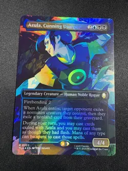 Azula, Cunning Usurper - BORDERLESS FOIL - MTG Avatar: The Last Avatar - Image 1