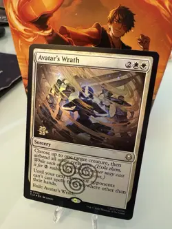 Prerelease FOIL AVATAR'S WRATH MTG The Last Airbender NM/unplayed in Hand - Image 1