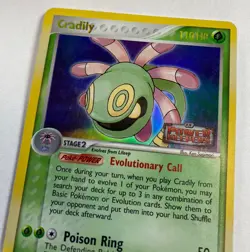 Cradily 7/108 EX: Power Keepers Reverse Holo STAMPED Holo Rare MP Pokemon TCG - Image 2