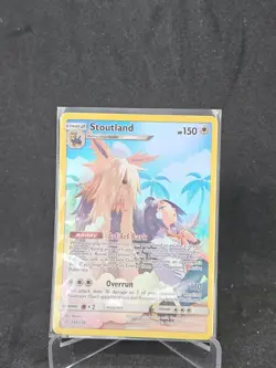 Pokemon Card Stoutland 248/236 Cosmic Eclipse Secret Rare - Image 1