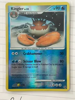 Pokemon TCG Kingler Great Encounters 20 Reverse Holo Rare - Image 1