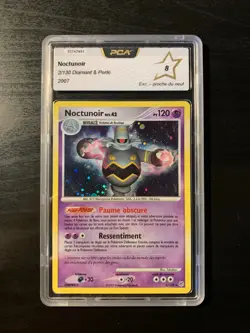 Carte Pokemon : Noctunoir 2/130 Holo PCA 8 Diamant & Perle Base Francaise - Image 1