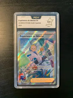 Carte Pokemon : Experience de Nikolai GG59/GG70 PCA 9.5 Zenith Supreme Francaise - Image 1