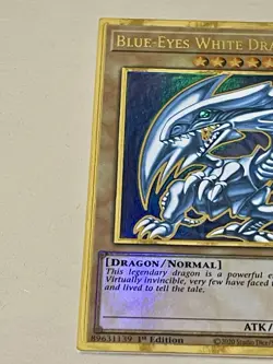 Blue-Eyes White Dragon | MAGO-EN001 | Premium Gold Rare | LP | 1st Ed | YuGiOh! - Image 4