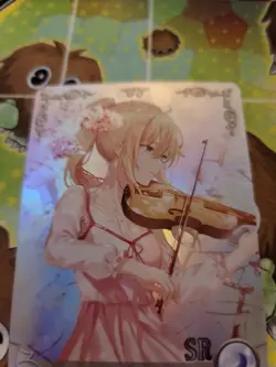 Goddess Story NS-2M06-042 Kaori Miyazono / Your Lie in April SR Anime Waifu Card - Image 2