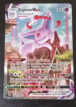 Pokemon Espeon VAMX Alt-art Card Fusion Strike, Secret Rare - Image 1