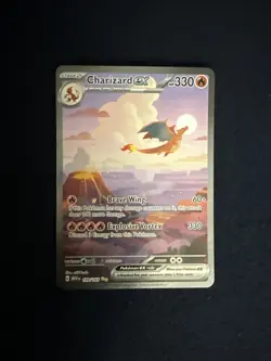 Pokemon TCG Charizard EX 199/165 S&V 151 Holo Special Illustration Rare Card - Image 5