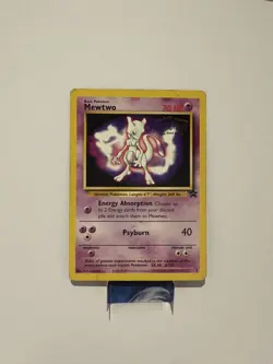 Mewtwo 3 WB Black Star Promo The First Movie Pokemon Card MP - Image 1