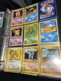Binder Vintage Pokemon TCG WOTC era cards Topps Jungle Neo Fossil Base - Image 3