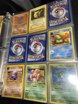 Binder Vintage Pokemon TCG WOTC era cards Topps Jungle Neo Fossil Base - Image 5