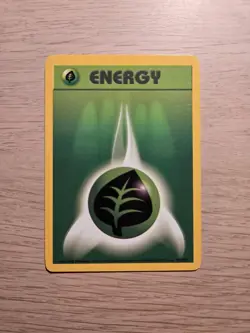 Pokemon Base Set Card 1999 - Grass Energy 99/102 - Image 1