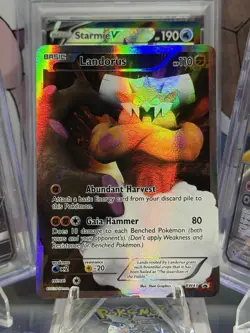 Landorus BW43 Black & White Black Star Promo 2012 Pokemon Card Holo Full Art - Image 2