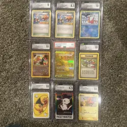✨ Pokemon Lot of 9 Graded Cards PSA CGC Read Descript/Mew/Champion Fest/ Pikachu - Image 1