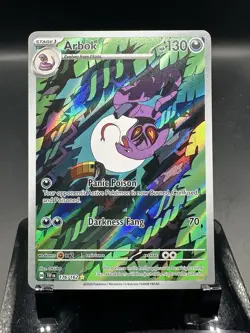 Arbok 176/162 Holo SV05 Temporal Forces Pokemon Card - NM - Image 1