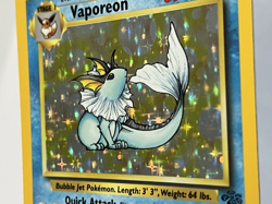 Vaporeon Holo Rare 12/64 | Jungle Set | Vintage WOTC 1999 Pokemon Card TCG NM - Image 5
