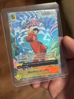 One Piece Card Game Monkey.D.Luffy Op07-109 SR Treasure Rare Alternate Art M/NM - Image 2