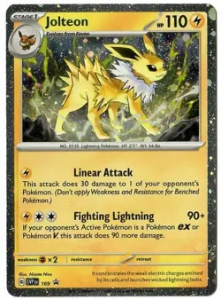 Jolteon - 169 (Cosmos Holo) 169 Sv: Scarlet & Violet Promo Cards Holo - Image 1