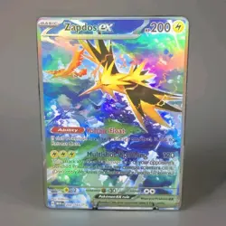 151 Zapdos Custom Pokemon Card Holofoil With Texture *Display Card* - Image 1