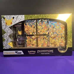 Pokemon TCG Celebrations Special Collection Pikachu V Union Box Factory Sealed 820650809156 - Image 1
