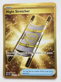 Night Stretcher Gold 251/191 Pokemon TCG Surging Sparks Secret Hyper Rare ENG - Image 1