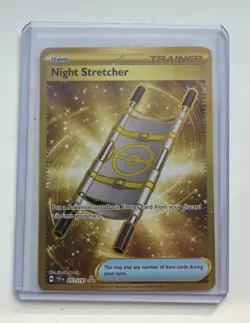 Night Stretcher Gold 251/191 Pokemon TCG Surging Sparks Secret Hyper Rare ENG - Image 2