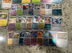 Pokemon Phantasmal Flames Opened ETB 200 Bulk Rev Holo/Dbl Rare/ Illustration - Image 5