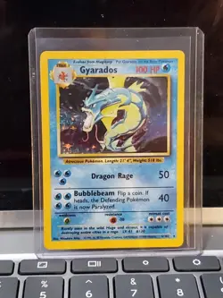 Pokemon TCG Base Set Gyarados 6/102 Holo 1999 WOTC Gamefreak - Image 1