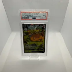 Charizard V SWSH260 Pokemon PSA 9 MINT Ultra Premium Collection Black Star Promo - Image 1