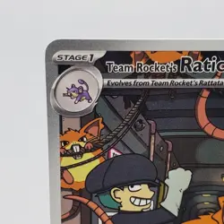 Pokemon Team Rockets Raticate 202/182 Illustration Rare NM Destined Rivals - Image 2