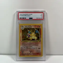 1999 Pokemon Base Set Charizard 4/102 Holo Rare PSA 5 🔥 - Image 1