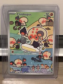 Pokemon TCG Clobbopus 207/191 Illustration Rare Surging Sparks NM - Image 1