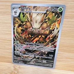 Shiftry #163/162 Pokemon Temporal Forces Illustration Rare NM - Image 5