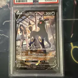 2022 Pokemon Brilliant Stars Umbreon V Full Art #TG22/TG30 PSA 8 - Image 2