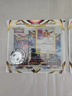 Pokemon Sword & Shield, Astral Radiance 3-Pack Blister Eevee & Sylveon, Lot of 2 - Image 2