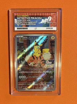 🔥 Detective Pikachu 098/SV-P - ACE 9 Graded - Japanese Promo - Pokemon TCG 🔥 - Image 2