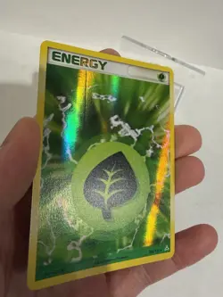Pokemon TCG Leaf Energy 105/110 Holo EX Ruby & Sapphire EX Holon Phantoms 2006 - Image 3