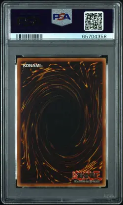 2002 YU-GI-OH! LOB-LEGEND OF BLUE EYES WHITE DRAGON 1ST ED #052 DARK HOLE PSA 10 - Image 2