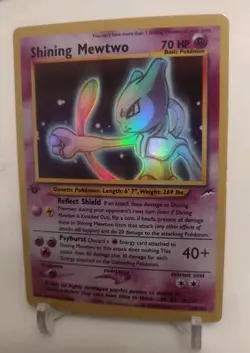*Custom-made*High Quality, Shiny Mewtwo "Display Card" - Image 2