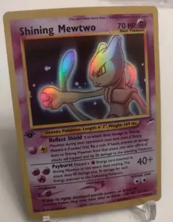 *Custom-made*High Quality, Shiny Mewtwo "Display Card" - Image 3