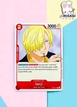 One Piece Card Game - Sanji Op01-013 R Englisch Karte TCG Anime Manga - Image 1