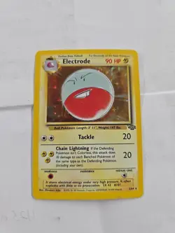 Pokemon Card Electrode 2/64 Jungle Holo Rare Vintage Near Mint - Image 1