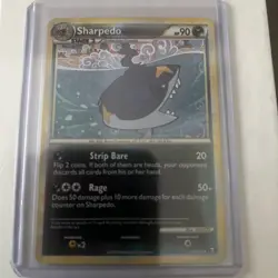Sharpedo 30/102 HGSS Triumphant Reverse Holo Rare Pokemon Card - Image 1