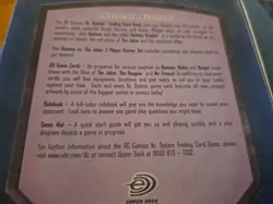 DC Batman Vs The Joker Trading Card Game. 2004 New, Factory Sealed - Image 3