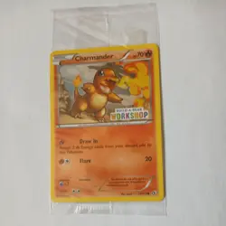Pokemon TCG Charmander Card Build-A Bear Workshop Edition Booster 17/113 Sealed - Image 1