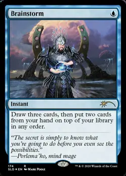 Brainstorm (174) - Foil x1 - Secret Lair Drop Series - NM-Mint, English - Secret - Image 1