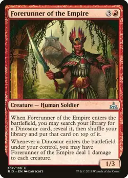 Forerunner of the Empire [Rivals of Ixalan] MTG Magic Regular # 102 - Image 1