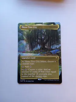 Three Tree City (Borderless) (0338) Bloomburrow Regular - Image 1