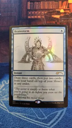 Brainstorm (582) (Sketch Showcase) Secret Lair Drop Foil - Image 1