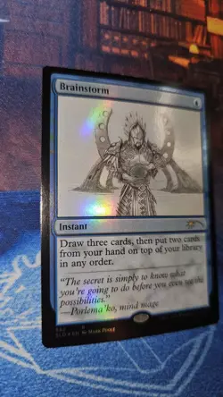 Brainstorm (582) (Sketch Showcase) Secret Lair Drop Foil - Image 2