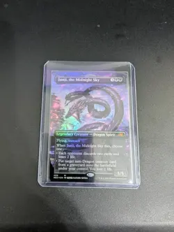 Junji, the Midnight Sky (Borderless) Kamigawa: Neon Dynasty Foil mtg - Image 1